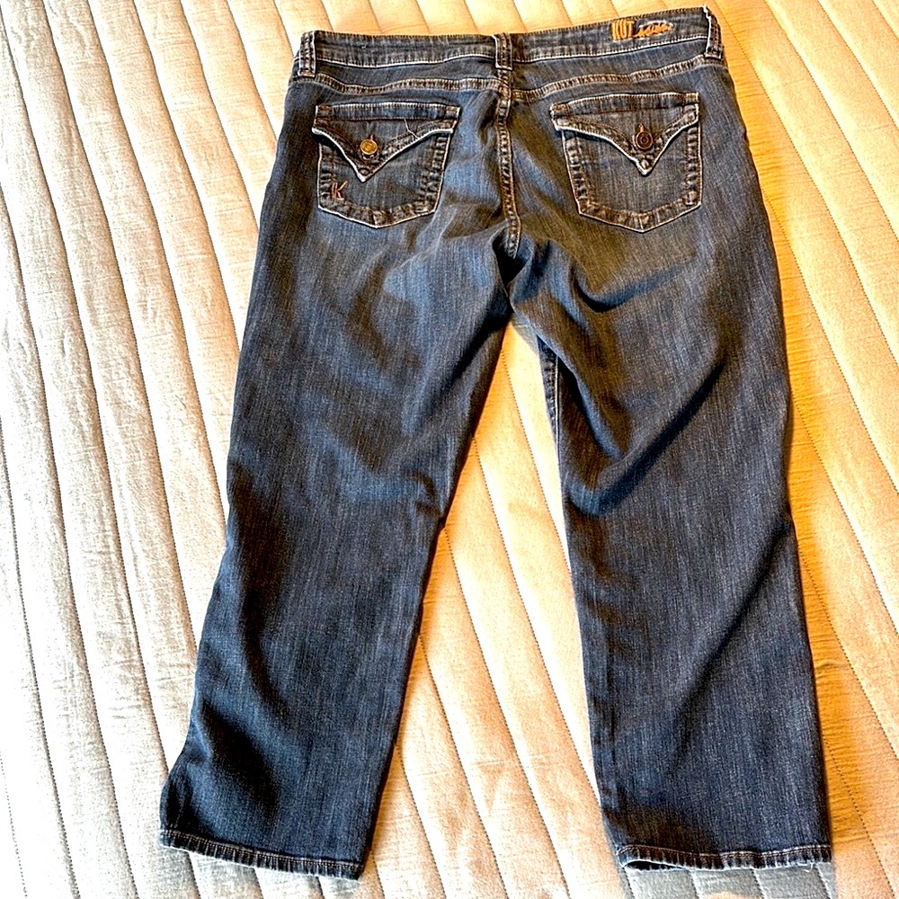 KUT from the Kloth cropped Denim Jeans, size 12